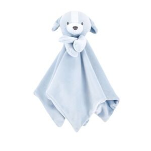 NWT Carter's Baby Blue Puppy Lovey Security Blanket Cuddle Plush Dog Companion
